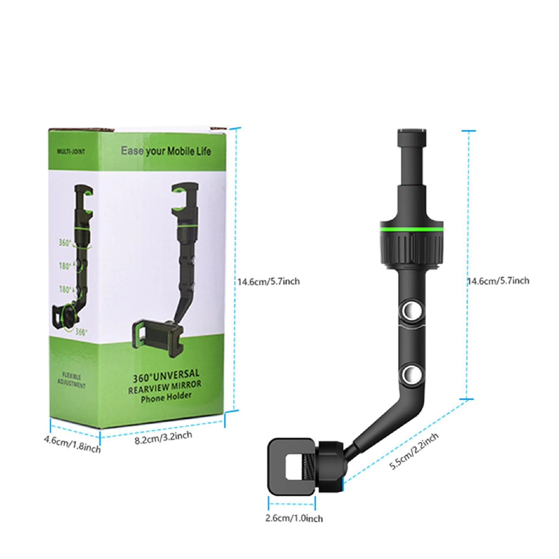 Soporte Celular Holder Espejo Retrovisor